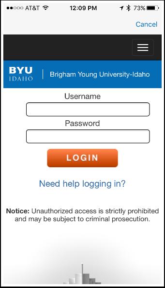 Login Credentials Log in with your