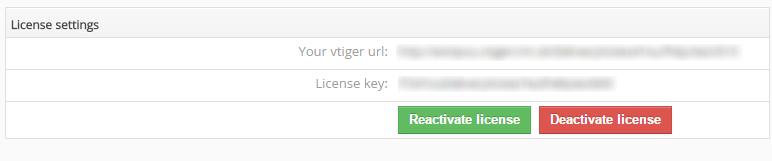 5 Settings 5.1 Deactivate license In case you need to reinstall Reports 4 You you have to deactivate and reactivate license key.