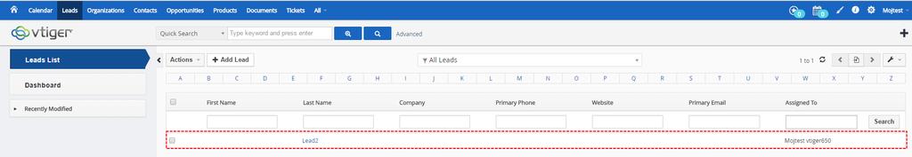 6 Tips 6.1 Show converted Leads As you may know, converted Leads are no more shown in your vtiger CRM. But for lot of customer it is important to see these Leads.