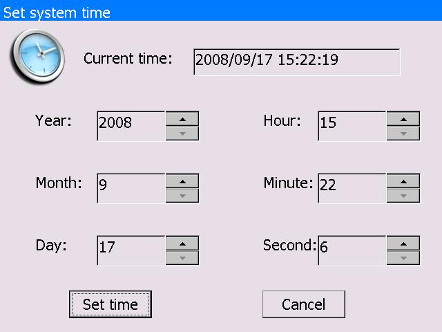 2.2.4 System Setting Click on the button [Setting] to enter settings for language, time, download and unit. 2.2.4.1 Language Setting V30 supports Multilanguage.