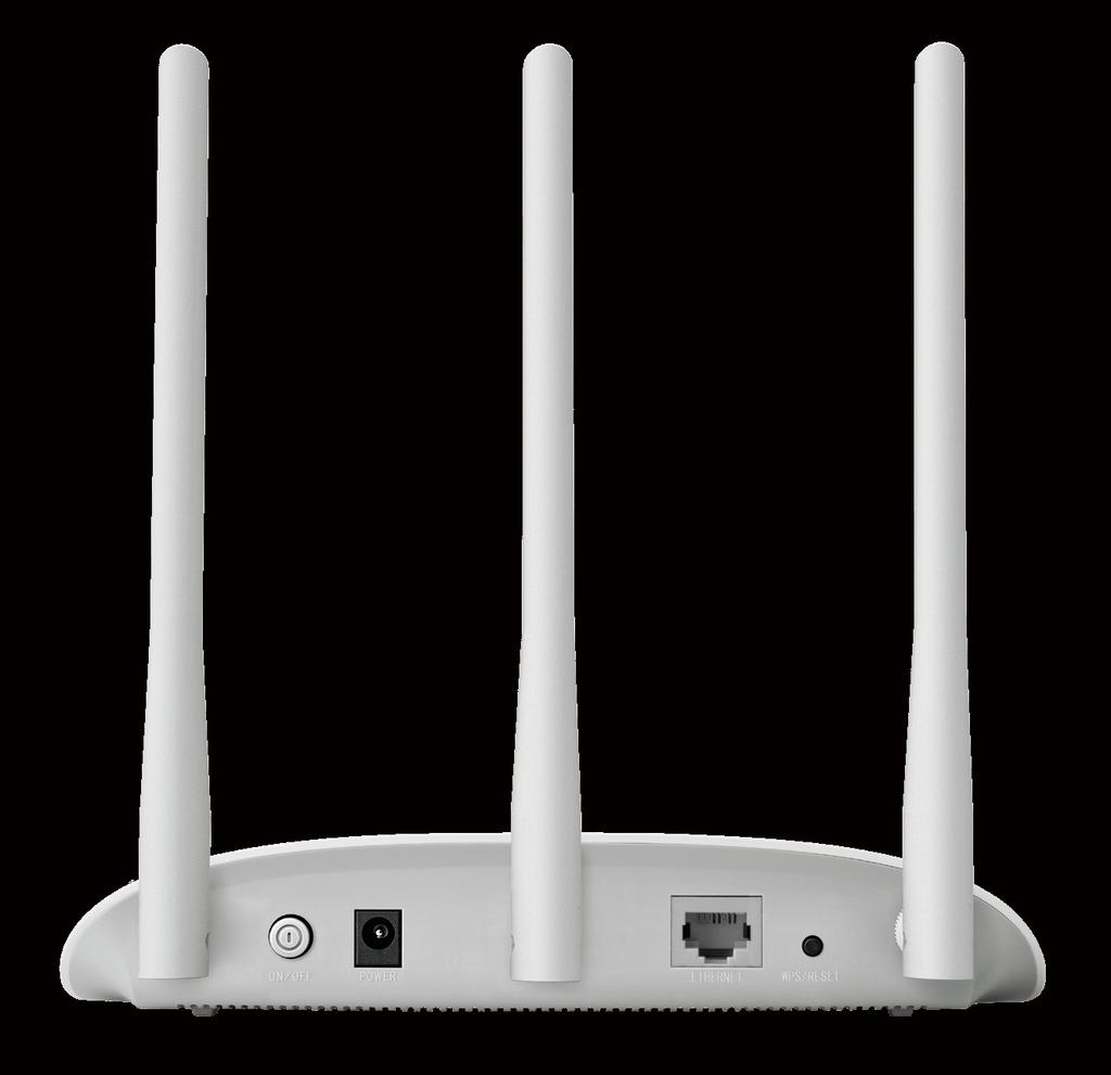 Specifications Hardware Ethernet Port: 1 10/100Mbps Ethernet Port Buttons: Power On/Off Button, Reset/WPS Button Antennas: 3 Detachable Omni-Directional Antennas External Power Supply: 9VDC/0.