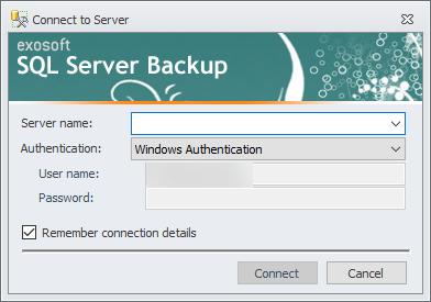 3. After cnnecting t the server, yu will be taken t the belw Backup tab f the applicatin.