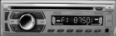 Car In-dash AM/FM MPX Receiver with CD, CD-R/RW, MP3