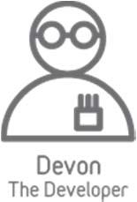 Devon s Story/Overview Client and Server APIs Integration Made Easy Devon The Developer has a wide spread knowledge base of server side languages, such as: PHP,.NET, Cold Fusion, etc.