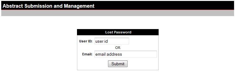 Part3a Resetting a Forgotten Password AHNS Abstract Submission Software Instructions Upon clicking the Forgot your password?