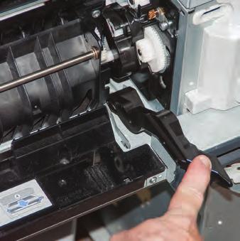 Make sure that there is a pause after each job that allows the printer to completely spin down.