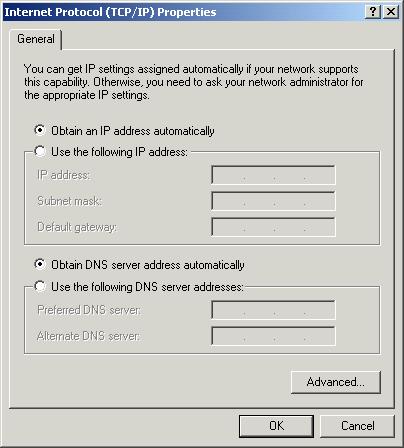 6: Click OK to confirm the setting. Your PC will now obtain an IP address automatically from your Broadband Router s DHCP server.