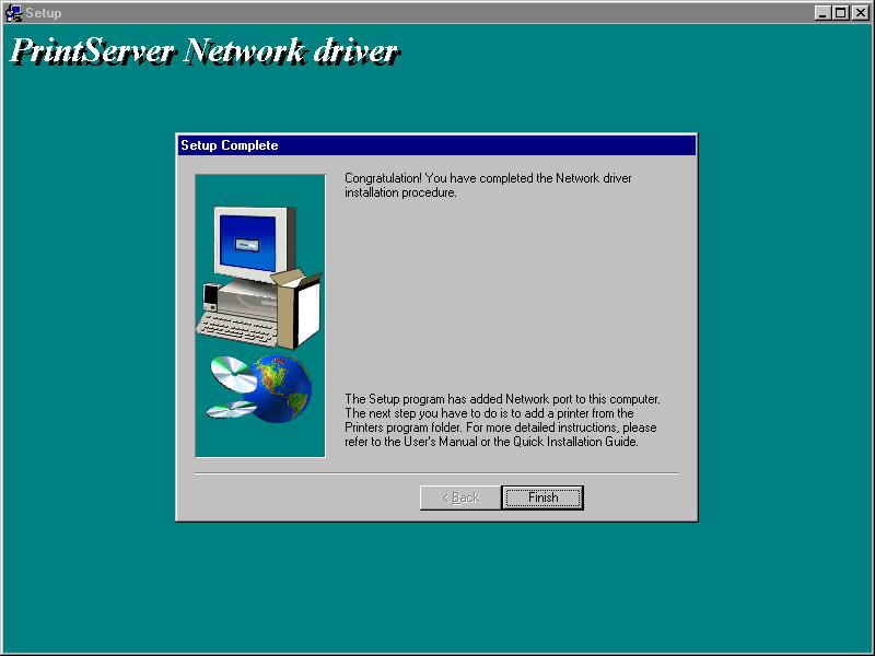 5.2 Add a Network Printer After installing the print server client tool, you can then perform the standard Add Printer
