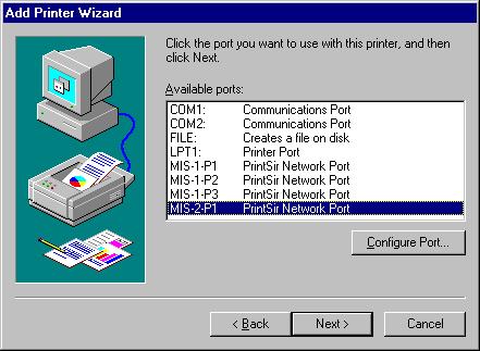 6. Complete the rest of the questions to finish the network printer setup.