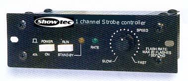 Description of the device Features The Showtec Strobe Controller is a 1 Channel Strobe Controller.