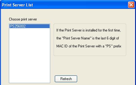NOTE 1: If this is the first time you re configuring this print server,
