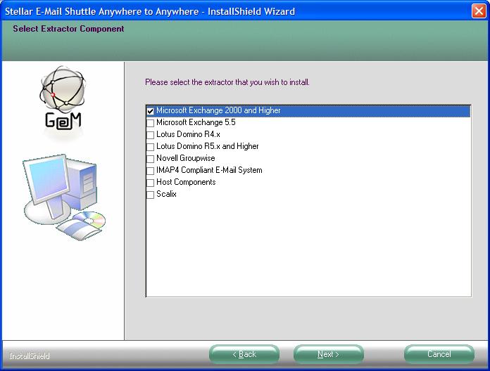 6. Select Extractor Component Select your source system or systems and click Next. 7.