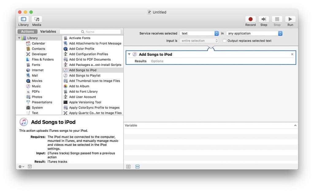 Step 13: Add any Automator scripts you rely on and any dev tools Apple's Automator is little-used outside the tech enthusiast population, but it's a great tool for automating simple tasks on your Mac.