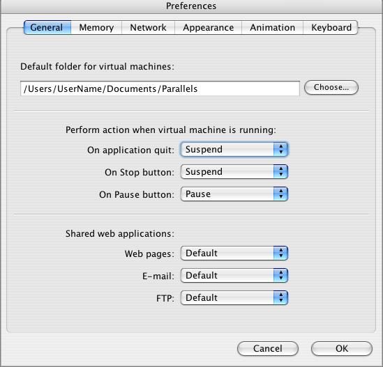 Managing Virtual Machines 217 General Tab Using settings on the General tab, you can do the following: change the default folder for the virtual machines you