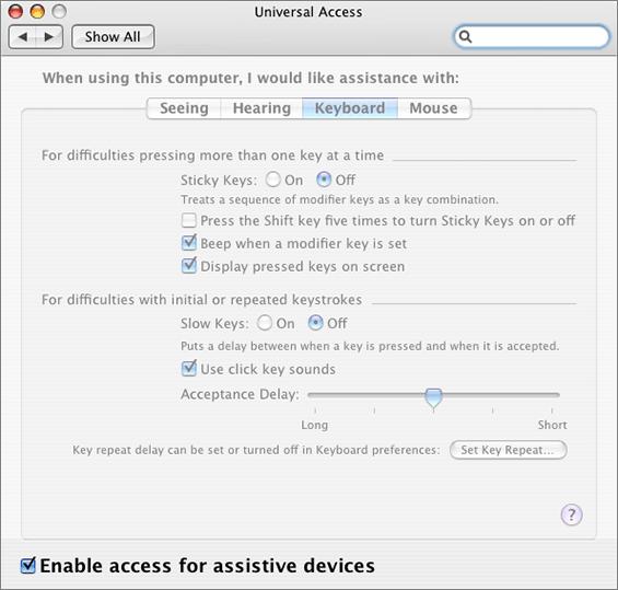 Managing Virtual Machines 235 2 In the Universal Access window select Enable access for assistive devices.
