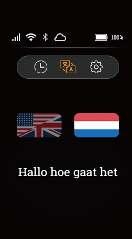 After setting the languages, you can press the translation button to start translation.