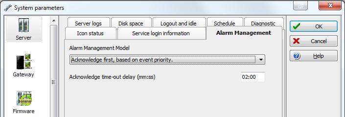 Notification Based on Event Priority: The priority level associated to the event is now used to determine which workstation can proceed to the acknowledgment.