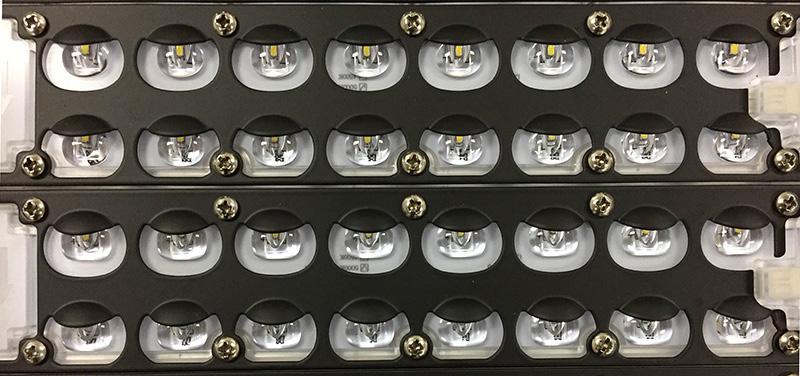 Type Input Rating Lumen Output (lm/w) Total Lumen Output Drive Current per LED Weight (lbs/kg) EPA Rating (sq ft max.) T 16.1 lm 7644 lm 7 T3 13.3 lm 8977 lm 7W T4M 14.5 lm 964 lm 1.4 A 1.57 lbs / 4.