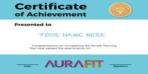 OPTIONAL EXTRAS (can be ordered for Android and iphone user) + 3 year warranty on your bracelet - $195 + AuraFit online training course with Certificate - $295 Training is independent and personal