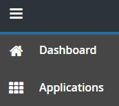 Toggle main menu descriptions Return to Banner 9 Dashboard Displays Applications menu Global search bar.