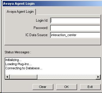 Logging In and Logging Out Logging In to Avaya Agent If your contact center hosts Avaya Agent on Citrix, instead of your workstation, you must access Avaya Agent on Citrix before you can log in.