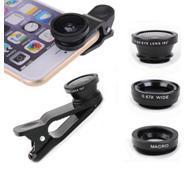 22 3-in-1 lens kit for mobile phone with Make your smart phone pictures 0.67x Wide, Eye Fish and Macro lenses camera quality!