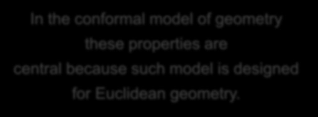 Points in a Euclidean space A Euclidean space has points at a well-defined distance from each other Euclidean spaces do not really have an origin It is convenient to close a Euclidean space by In the