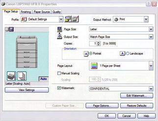 imagerunner TECHNOLOGY ON THE DESKTOP CONSISTENT imagerunner PRINT DRIVER ARCHITECTURE Canon has designed a consistent print driver that spans the entire imagerunner line to simplify and standardize