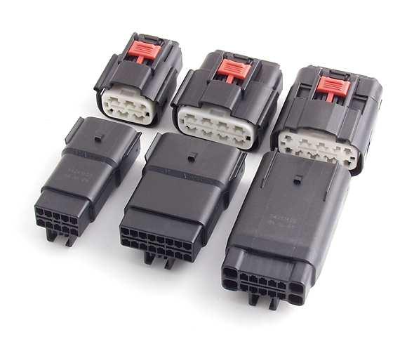 Polarized Signal & mid-power circuits - up to 20A* Connectors Popular USCAR 1.