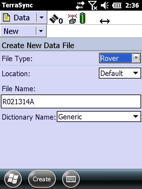 Creating Data File (Also known