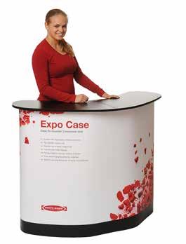 Expo Case Receive customers in style with our brand new and economical case & counter model which has been added to our more-expo product line.