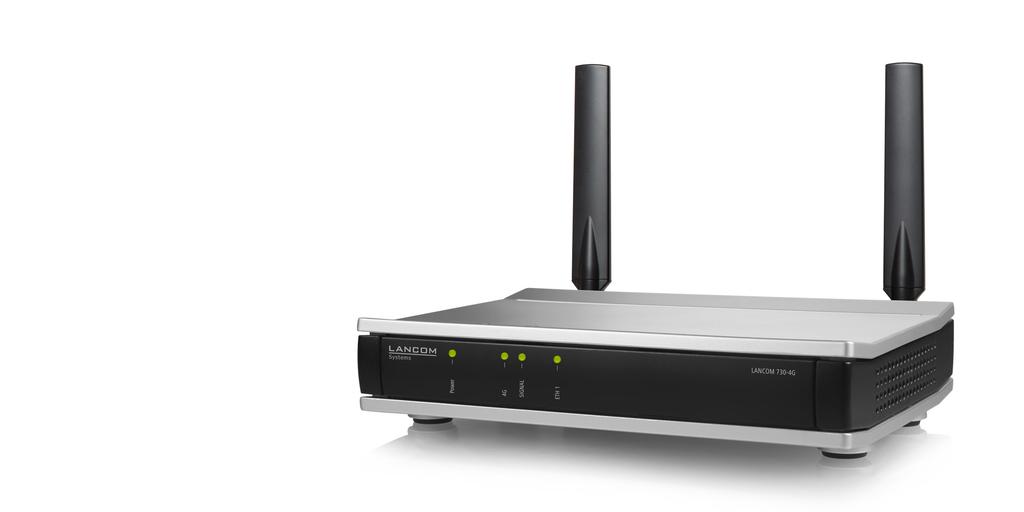 Routers & VPN Gateways LANCOM 730-4G Flexibly usable LTE/4G Internet access router The LANCOM 730-4G offers a convenient way to enhance your network infrastructures with LTE/4G.