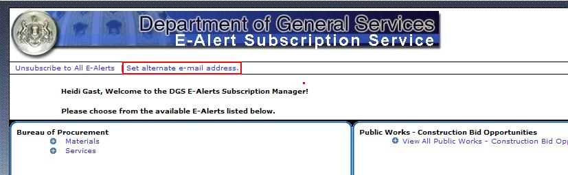 3. The e-mail address used upon Supplier Registration will automatically receive notifications.