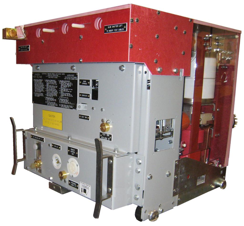 Type VR Electrically Operated Ground and Test Device For Use with Masterclad Switchgear 4.