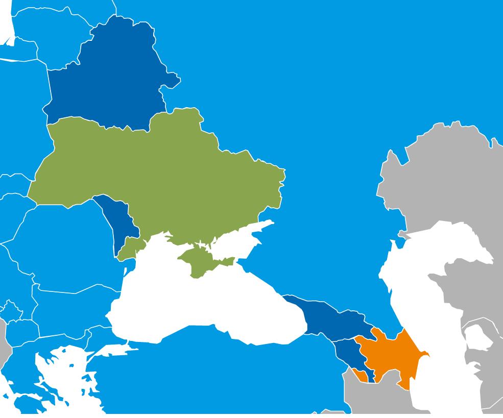 Activity in Eastern Europe Belarus Ukraine Moldova Integrated EGI-InSPIRE Partners and EGI Council Members External Resource Providers (integrated) Internal/External Resource Providers (being