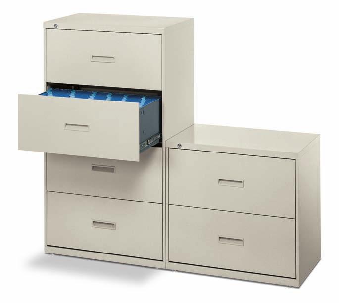 See page 5 400 series LATERAL FILES An especially economical option, the 400 Series offers sturdy