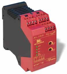Safety Monitoring Relays/Force-guided Relays SR125SMS45 S377 Stop Motion Sensing Unit Power requirements the SR125SMS45 will accept 24 VDC or 110 VAC Motion detection input the SR125SMS45 detects the