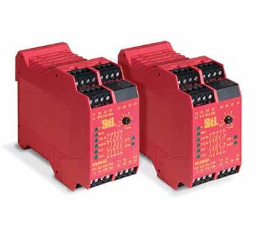 Safety Monitoring Relays/Force-guided Relays SR203M & SR203AM S382 Dual-Channel Safety Monitoring Relay Power requirements the SR203M/A will accept 24 VAC/DC or 115 VAC Inputs the SR203M/A will