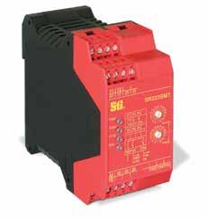 Safety Monitoring Relays/Force-guided Relays SR223SMT S386 Safety Module Timer Unit Power requirements the SR223SMT will accept 24 VAC/DC or 115 VAC Delayed outputs the SR223SMT has 1 N/O on-delay