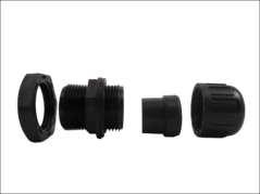 2. Disassemble the bundled conduit gland as shown below: Lock Nut Body Sealing Insert Clamping Nut NOTE: In this installation, the conduit gland body can be securely attached to the mount kit;