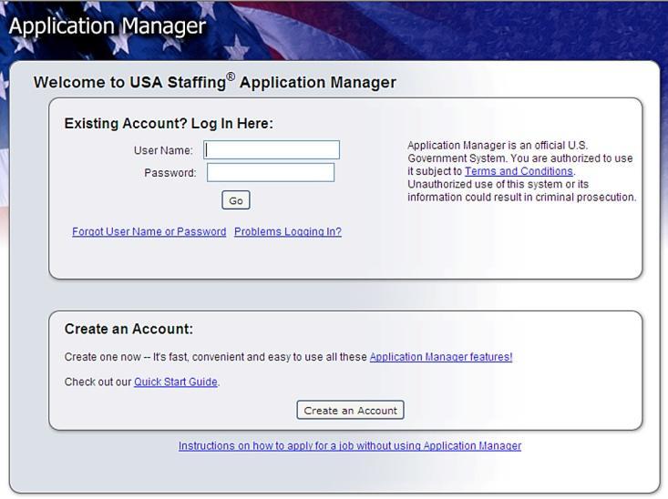 Step 3: Completing Your Application in Application Manager 3A: Create an Account in Application Manager Click the Proceed with my application