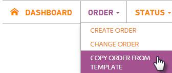 Change Shopping Cart: The change order cart allows you to add quatity and modify requested delivery date.