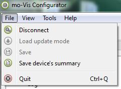 Configuration Software 17.0 12. Save the device summary. You can save all general product information and values of the different parameters in any folder on your computer.