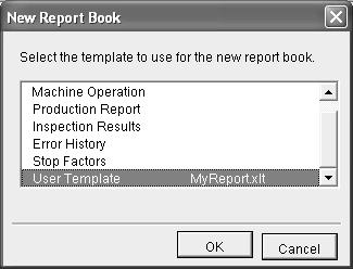 Template Blank Report Book Machine Operation Production Report Inspection Results Error History Stop Factors Description A blank report book. Template that displays a log of operating results.