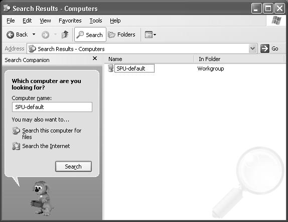 Making Unit Settings Using the CX-Programmer Section 3-7 5. Input the Unit Name or IP address for the Computer name and then click the Search Button.
