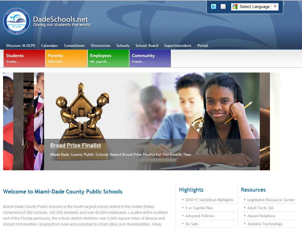 Parents and guardians of Miami-Dade County Public School (M-DCPS) students are encouraged to open a Parent Portal account.