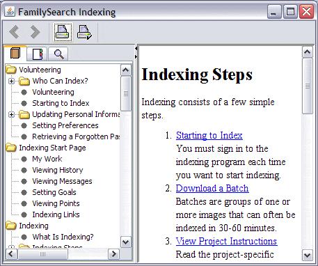 System Help: Press F1 for instructions on how to use the FamilySearch indexing screens.