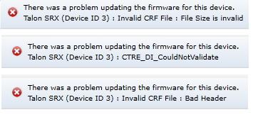 Here s what to expect if your CRF file is corrupted (different errors depending on where the file is corrupted).