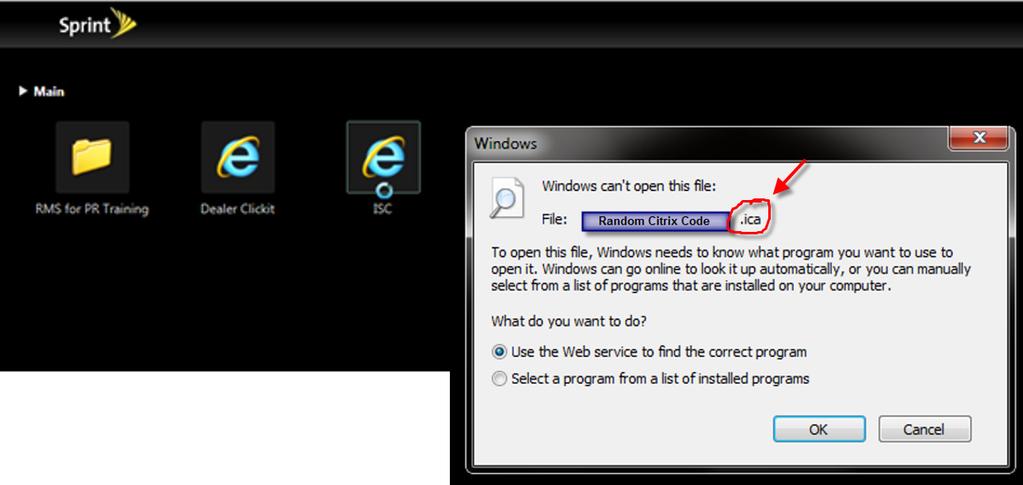 Windows can t open this file: File:.ica Any time you see an error code followed by.ica, it informs the user that the program - Citrix Receiver did not install properly during the installation process.
