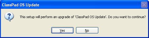 1 Prepare the ClassPad OS Update data on your computer. 1.
